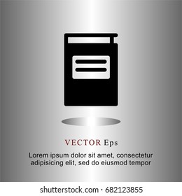 icons flat book for Web, Mobile and business