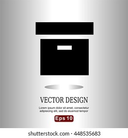 icons flat box for Web, Mobile and business