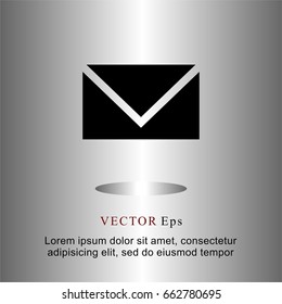 icons flat email for Web, Mobile and business