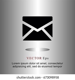 icons flat email for Web, Mobile and business