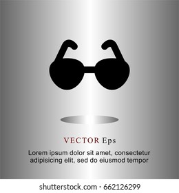 icons flat modern sunglasses for Web, Mobile and business