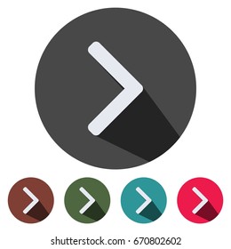 icons flat play for Web, Mobile and business
