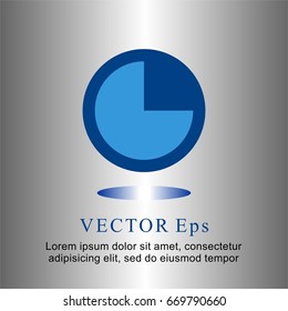 icons flat round time clock for Web, Mobile and business