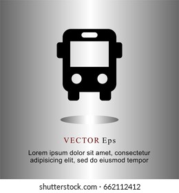 icons flat school bus for Web, Mobile and business