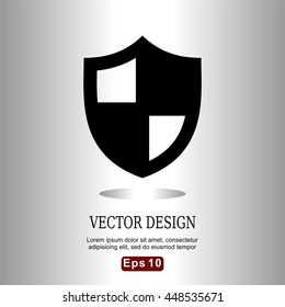 icons flat security shield for Web, Mobile and business