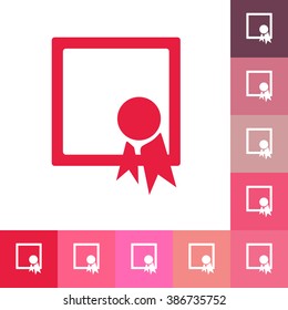 Icons in a flat style of business