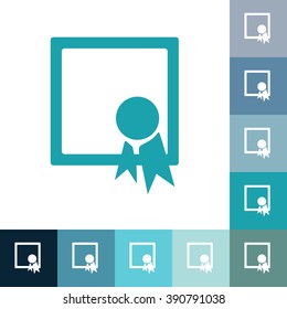 Icons in a flat style of business
