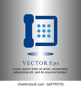 icons flat telephone box for Web, Mobile and business