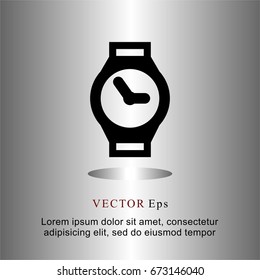icons flat wristwatch for Web, Mobile and business