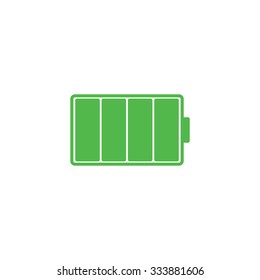 Icons fully charged battery.