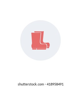 Icons garden boots.