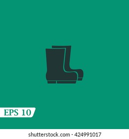 Icons garden boots.