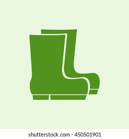 Icons garden boots.