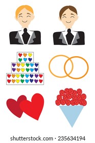 Icons gay wedding