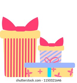 icons of gift boxes