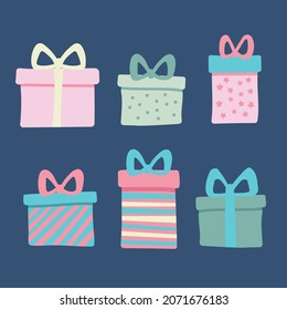 icons with gifts for the holidays