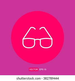 icons glasses for Web and Mobile