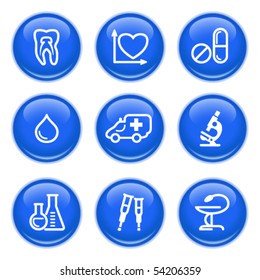 Icons with glossy buttons 12
