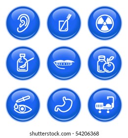 Icons with glossy buttons 15