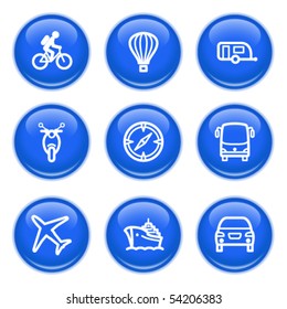 Icons with glossy buttons 20