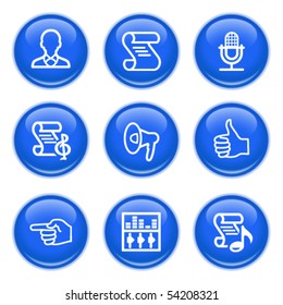 Icons with glossy buttons 31