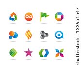 icons glossy set