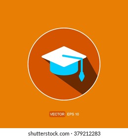 icons graduation cap for Web and Mobile