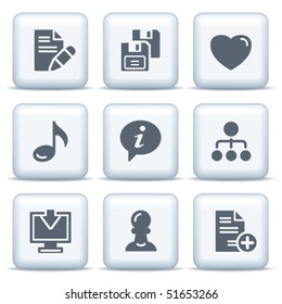 Icons with gray buttons 10