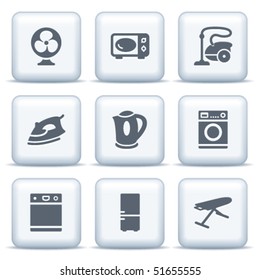 Icons with gray buttons 18