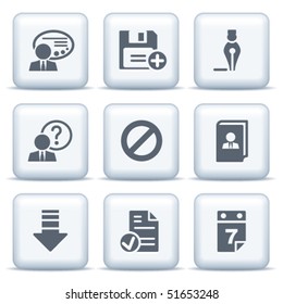 Icons with gray buttons 2
