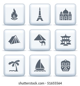 Icons with gray buttons 22