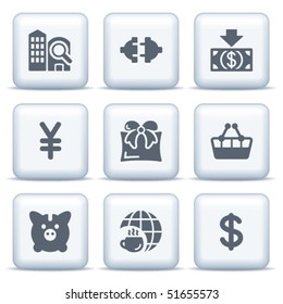 Icons with gray buttons 24