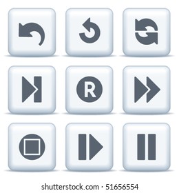 Icons with gray buttons 29