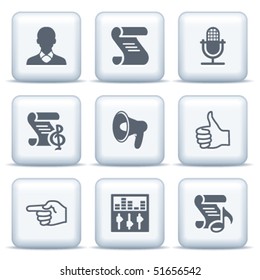 Icons with gray buttons 31
