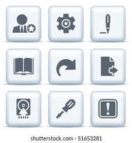 Icons with gray buttons 6