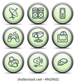 Icons with green buttons 21