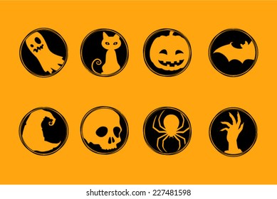 Icons for halloween 