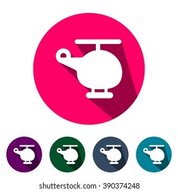 icons helicopter for Web and Mobile