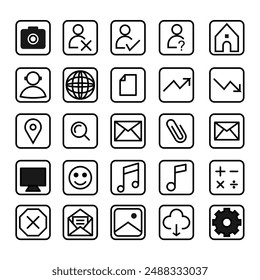 Icons, icon sets, themes, symbols, signs, vektor 