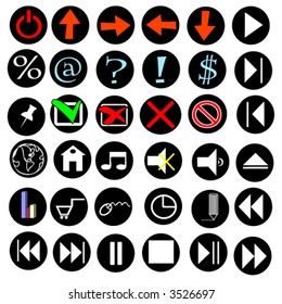 icons internet black