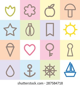 Icons for kids.
