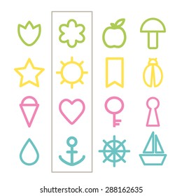 Icons for kids.