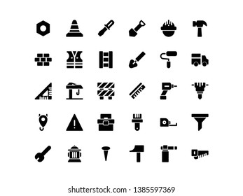 Icons Labor & Construction (30) - Flat