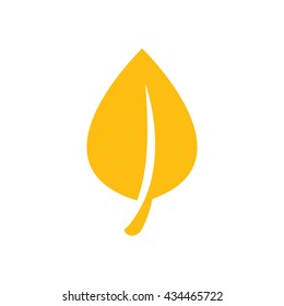 Icons of leaf yellow