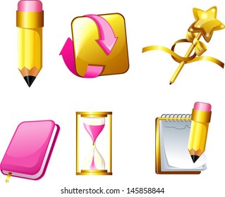 Icons for letters