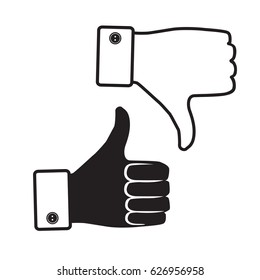 icons  likes and dislikes