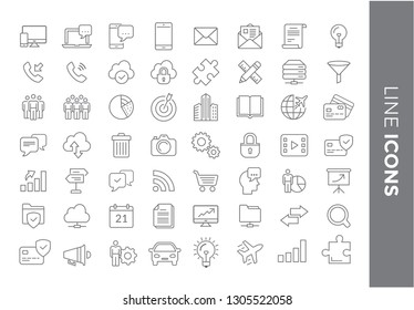 icons line set