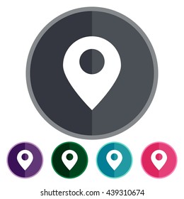 icons location pin for Web, Mobile and business
