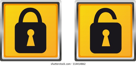 icons lock for design vector illustration isolated on white background