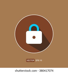 icons lock for Web and Mobile